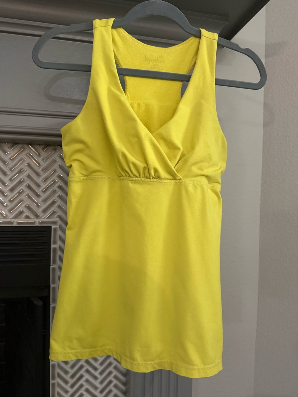 Kyodan Bright Yellow V-Neck Active Tank